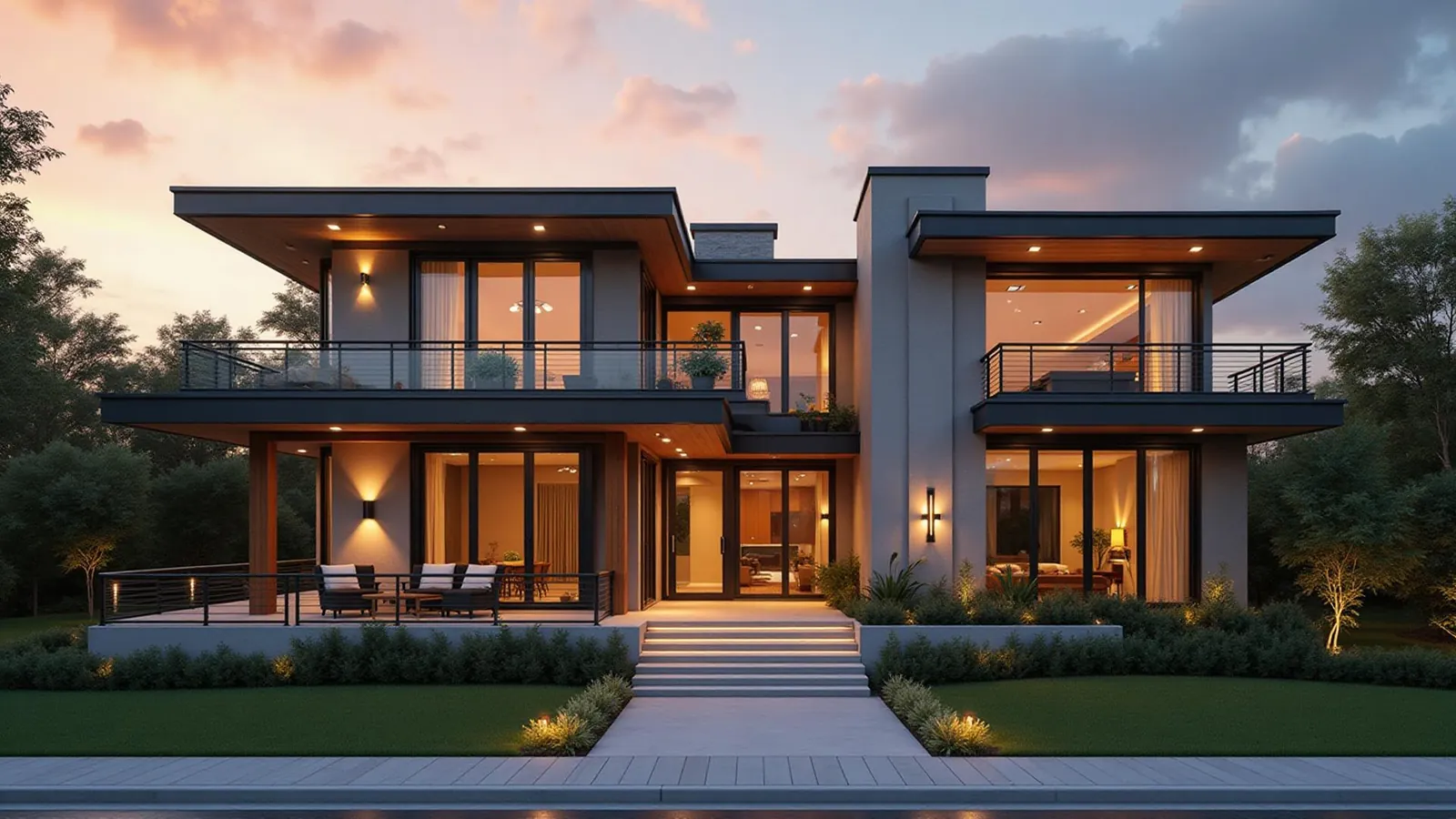 Greenville, SC homes and lake landscape
